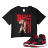 TeeVivo Crop Top Match Air Jordan 1 High OG Satin Bred Break the rules – Air Jordan 1 Crop Top, AJ1 Crop Top