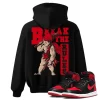TeeVivo Hoodie Match Air Jordan 1 High OG Satin Bred Break the rules – Air Jordan 1 Hoodie, AJ1 Hoodie