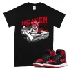 TeeVivo T-Shirt Match Air Jordan 1 High OG Satin Bred Heaven vibes – Air Jordan 1 Shirt, AJ1 Shirt
