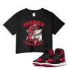 TeeVivo Crop Top Match Air Jordan 1 High OG Satin Bred Money change people – Air Jordan 1 Crop Top, AJ1 Crop Top