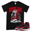 TeeVivo T-Shirt Match Air Jordan 1 High OG Satin Bred Outlaw – Air Jordan 1 Shirt, AJ1 Shirt