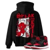 TeeVivo Hoodie Match Air Jordan 1 High OG Satin Bred Speak no evil – Air Jordan 1 Hoodie, AJ1 Hoodie
