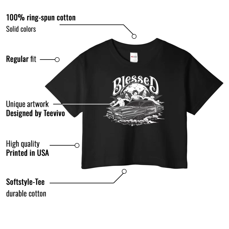 TeeVivo Crop Top Match Air Jordan 1 Low Panda Blessed – Air Jordan 1 Crop Top, AJ1 Crop Top