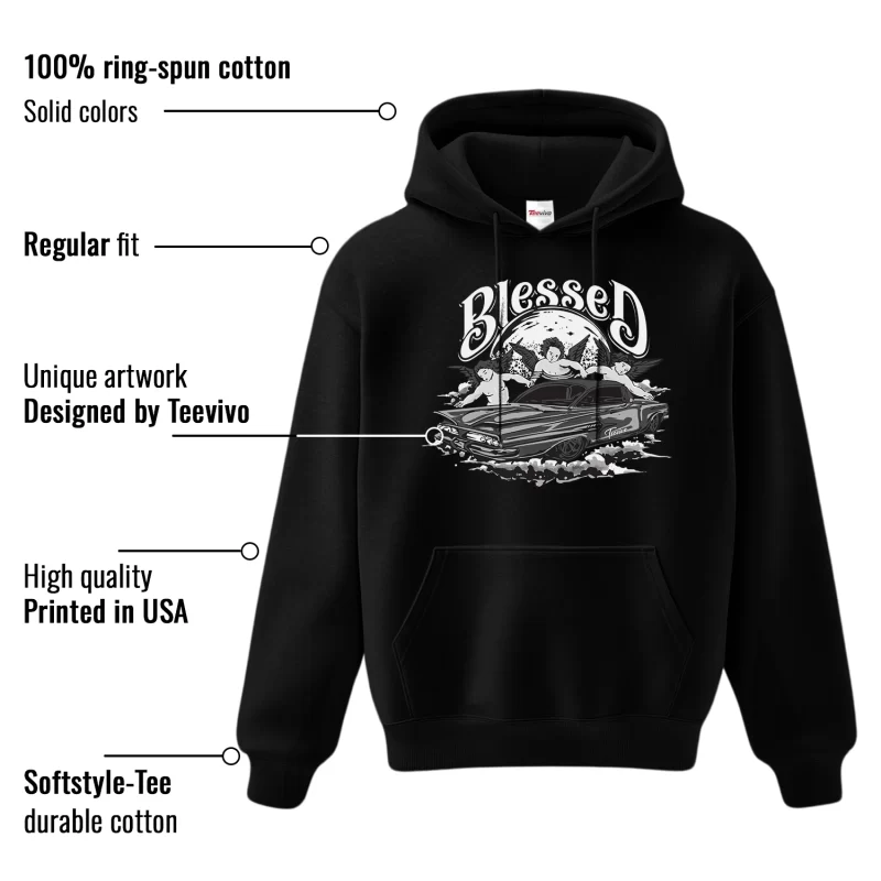 TeeVivo Hoodie Match Air Jordan 1 Low Panda Blessed – Air Jordan 1 Hoodie, AJ1 Hoodie