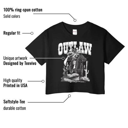TeeVivo Crop Top Match Air Jordan 1 Low Panda Outlaw – Air Jordan 1 Crop Top, AJ1 Crop Top