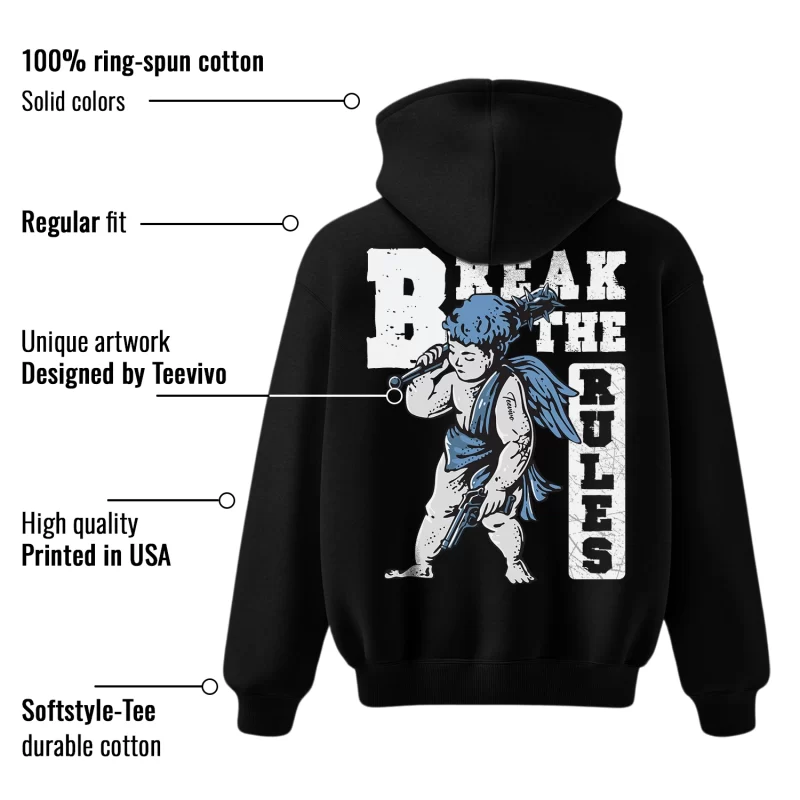 TeeVivo Hoodie Match Air Jordan 1 Low SE Concord Break the rules – Air Jordan 1 Hoodie, AJ1 Hoodie