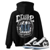TeeVivo Hoodie Match Air Jordan 1 Low SE Concord Crime – Air Jordan 1 Hoodie, AJ1 Hoodie
