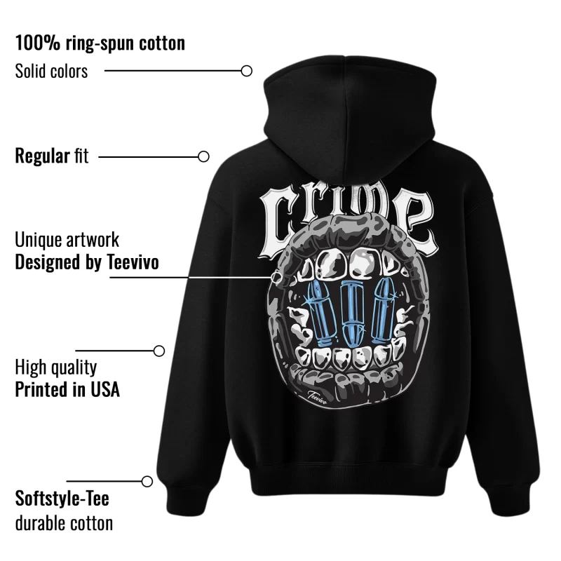 TeeVivo Hoodie Match Air Jordan 1 Low SE Concord Crime – Air Jordan 1 Hoodie, AJ1 Hoodie