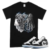 TeeVivo T-Shirt Match Air Jordan 1 Low SE Concord Gambling – Air Jordan 1 Shirt, AJ1 Shirt