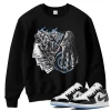 TeeVivo Sweatshirt Match Air Jordan 1 Low SE Concord Gambling – Air Jordan 1 Sweatshirt, AJ1 Sweatshirt