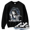 TeeVivo Sweatshirt Match Air Jordan 1 Low SE Concord God Daaamn – Air Jordan 1 Sweatshirt, AJ1 Sweatshirt