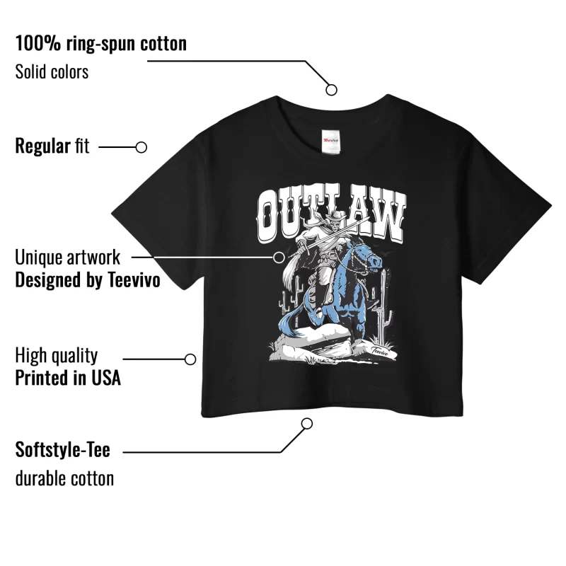 TeeVivo Crop Top Match Air Jordan 1 Low SE Concord Outlaw – Air Jordan 1 Crop Top, AJ1 Crop Top