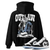 TeeVivo Hoodie Match Air Jordan 1 Low SE Concord Outlaw – Air Jordan 1 Hoodie, AJ1 Hoodie