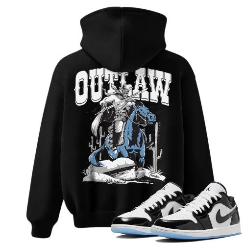 TeeVivo Hoodie Match Air Jordan 1 Low SE Concord Outlaw – Air Jordan 1 Hoodie, AJ1 Hoodie