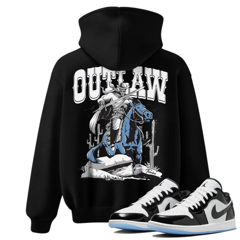 TeeVivo Hoodie Match Air Jordan 1 Low SE Concord Outlaw – Air Jordan 1 Hoodie, AJ1 Hoodie