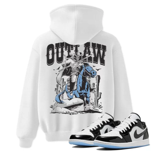 TeeVivo Hoodie Match Air Jordan 1 Low SE Concord Outlaw – Air Jordan 1 Hoodie, AJ1 Hoodie