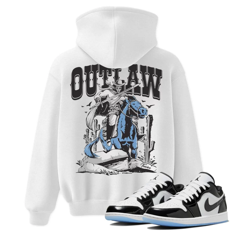TeeVivo Hoodie Match Air Jordan 1 Low SE Concord Outlaw – Air Jordan 1 Hoodie, AJ1 Hoodie