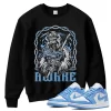 TeeVivo Sweatshirt Match Air Jordan 1 Low UNC Awake – Air Jordan 1 Sweatshirt, AJ1 Sweatshirt