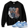 TeeVivo Sweatshirt Match Air Jordan 1 Low UNC Gambling – Air Jordan 1 Sweatshirt, AJ1 Sweatshirt