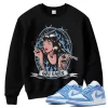 TeeVivo Sweatshirt Match Air Jordan 1 Low UNC God Daaamn – Air Jordan 1 Sweatshirt, AJ1 Sweatshirt