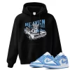 TeeVivo Hoodie Match Air Jordan 1 Low UNC Heaven vibes – Air Jordan 1 Hoodie, AJ1 Hoodie
