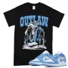 TeeVivo T-Shirt Match Air Jordan 1 Low UNC Outlaw – Air Jordan 1 Shirt, AJ1 Shirt