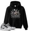 TeeVivo Hoodie Match Air Jordan 1 Mid Light Smoke Grey Burning the ground – Air Jordan 1 Hoodie, AJ1 Hoodie