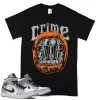 TeeVivo T-Shirt Match Air Jordan 1 Mid Light Smoke Grey Crime – Air Jordan 1 Shirt, AJ1 Shirt