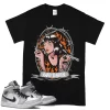 TeeVivo T-Shirt Match Air Jordan 1 Mid Light Smoke Grey God Daaamn – Air Jordan 1 Shirt, AJ1 Shirt