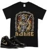 TeeVivo T-Shirt Match Air Jordan 1 Retro High Black Metallic Gold Awake – Air Jordan 1 Shirt, AJ1 Shirt