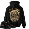 TeeVivo Hoodie Match Air Jordan 1 Retro High Black Metallic Gold Crime – Air Jordan 1 Hoodie, AJ1 Hoodie