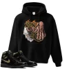 TeeVivo Hoodie Match Air Jordan 1 Retro High Black Metallic Gold Gambling – Air Jordan 1 Hoodie, AJ1 Hoodie