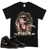 TeeVivo T-Shirt Match Air Jordan 1 Retro High Black Metallic Gold God Daaamn – Air Jordan 1 Shirt, AJ1 Shirt