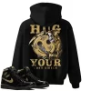 TeeVivo Hoodie Match Air Jordan 1 Retro High Black Metallic Gold Hug your lost smile – Air Jordan 1 Hoodie, AJ1 Hoodie