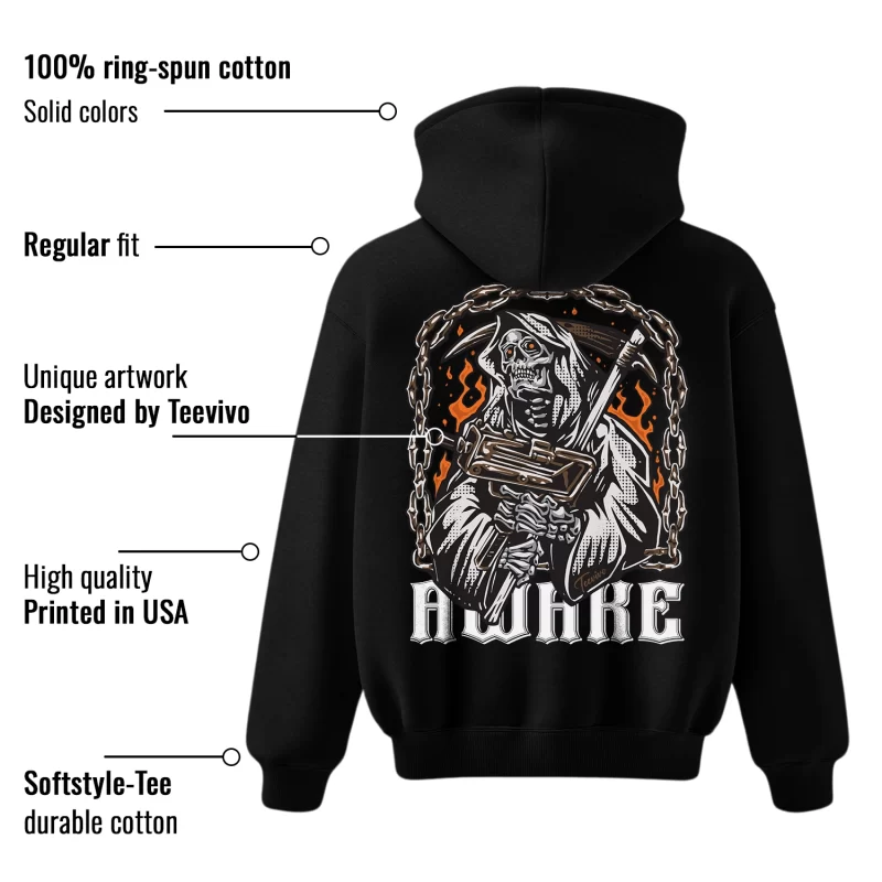 TeeVivo Hoodie Match Air Jordan 1 Retro High Dark Mocha Awake – Air Jordan 1 Hoodie, AJ1 Hoodie