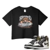 TeeVivo Crop Top Match Air Jordan 1 Retro High Dark Mocha Blessed – Air Jordan 1 Crop Top, AJ1 Crop Top