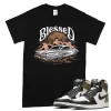TeeVivo T-Shirt Match Air Jordan 1 Retro High Dark Mocha Blessed – Air Jordan 1 Shirt, AJ1 Shirt