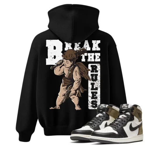TeeVivo Hoodie Match Air Jordan 1 Retro High Dark Mocha Break the rules – Air Jordan 1 Hoodie, AJ1 Hoodie