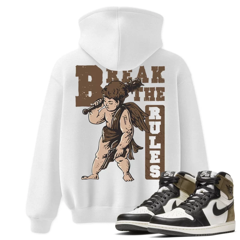 TeeVivo Hoodie Match Air Jordan 1 Retro High Dark Mocha Break the rules – Air Jordan 1 Hoodie, AJ1 Hoodie