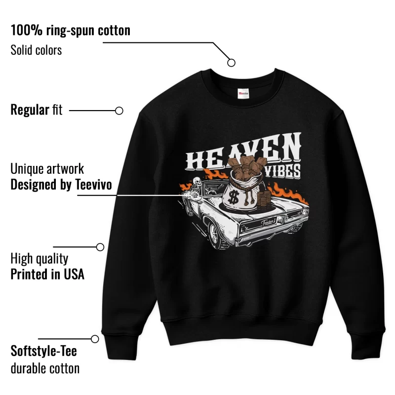 TeeVivo Sweatshirt Match Air Jordan 1 Retro High Dark Mocha Heaven vibes – Air Jordan 1 Sweatshirt, AJ1 Sweatshirt