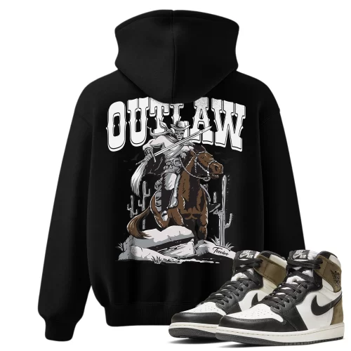 TeeVivo Hoodie Match Air Jordan 1 Retro High Dark Mocha Outlaw – Air Jordan 1 Hoodie, AJ1 Hoodie