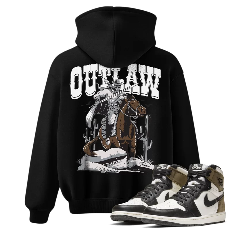 TeeVivo Hoodie Match Air Jordan 1 Retro High Dark Mocha Outlaw – Air Jordan 1 Hoodie, AJ1 Hoodie