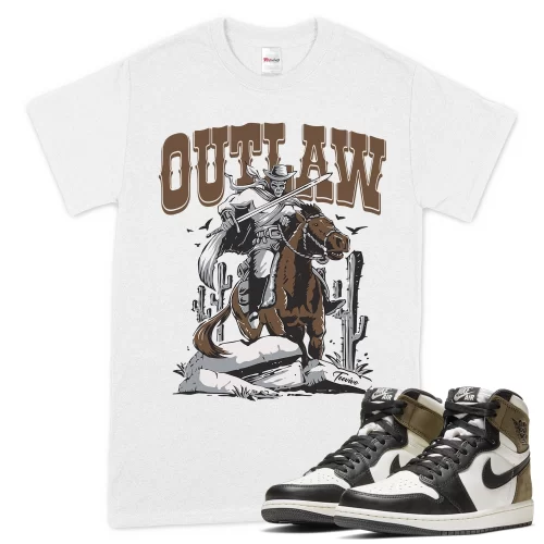 TeeVivo T-Shirt Match Air Jordan 1 Retro High Dark Mocha Outlaw – Air Jordan 1 Shirt, AJ1 Shirt