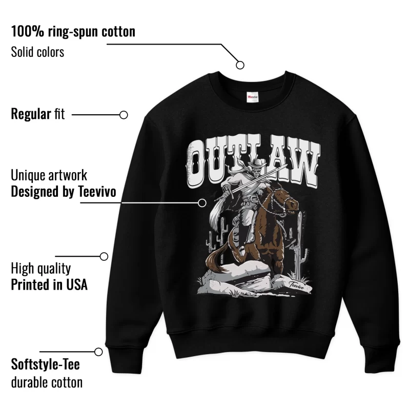 TeeVivo Sweatshirt Match Air Jordan 1 Retro High Dark Mocha Outlaw – Air Jordan 1 Sweatshirt, AJ1 Sweatshirt