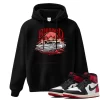 TeeVivo Hoodie Match Air Jordan 1 Retro High OG Black Toe Reimagined Blessed – Air Jordan 1 Hoodie, AJ1 Hoodie