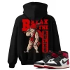 TeeVivo Hoodie Match Air Jordan 1 Retro High OG Black Toe Reimagined Break the rules – Air Jordan 1 Hoodie, AJ1 Hoodie