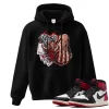 TeeVivo Hoodie Match Air Jordan 1 Retro High OG Black Toe Reimagined Gambling – Air Jordan 1 Hoodie, AJ1 Hoodie