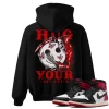 TeeVivo Hoodie Match Air Jordan 1 Retro High OG Black Toe Reimagined Hug your lost smile – Air Jordan 1 Hoodie, AJ1 Hoodie