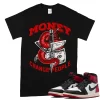 TeeVivo T-Shirt Match Air Jordan 1 Retro High OG Black Toe Reimagined Money change people – Air Jordan 1 Shirt, AJ1 Shirt