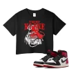 TeeVivo Crop Top Match Air Jordan 1 Retro High OG Black Toe Reimagined Trust no one – Air Jordan 1 Crop Top, AJ1 Crop Top